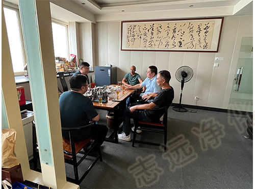 中鐵十七局領(lǐng)導(dǎo)蒞臨考察2-志遠凈化