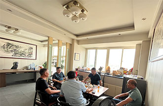 9月9日，中鐵十七局領(lǐng)導(dǎo)蒞臨我司實(shí)地考察交流