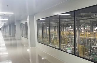 3月11日，陜西秦帝鮮集食品有限公司生產(chǎn)車(chē)間一樓凈化工程收尾中-志遠(yuǎn)凈化工程項(xiàng)目進(jìn)度。